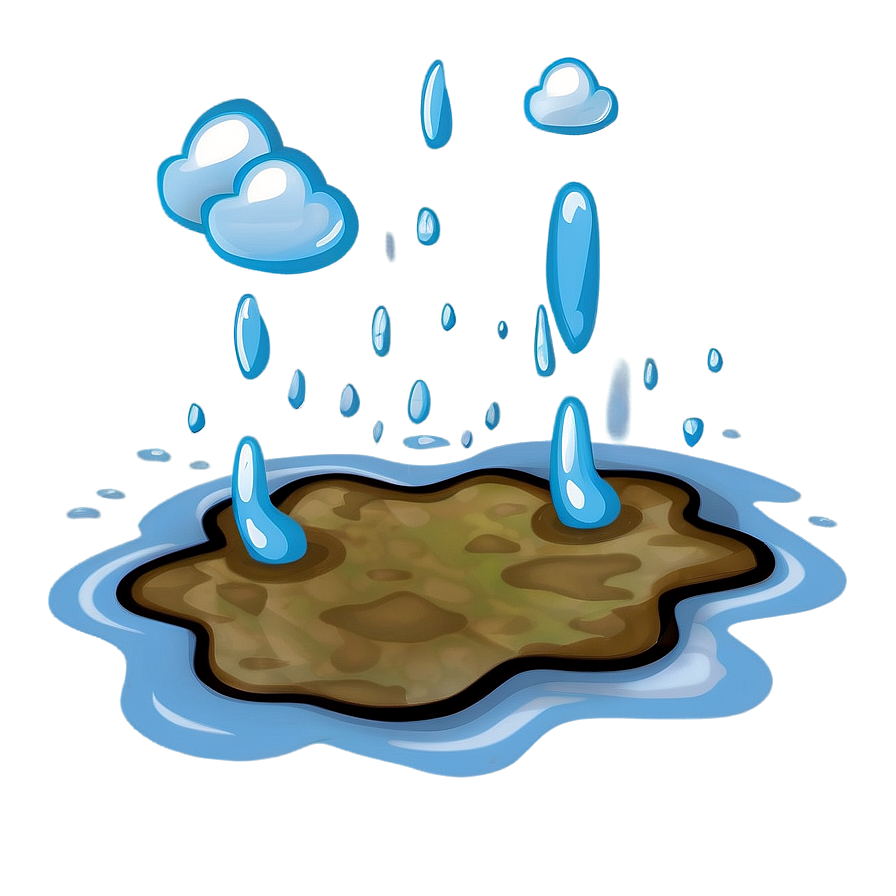 Water Puddle Clipart Png 06132024 PNG image