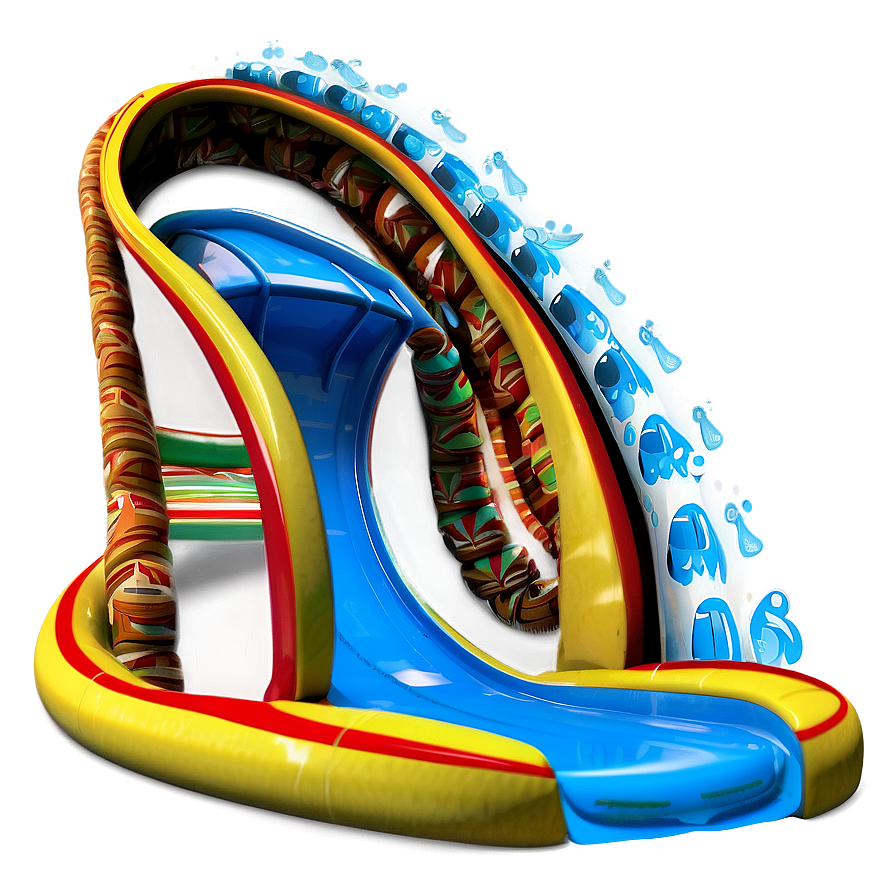 Water Slide Spiral Png 06122024 PNG image