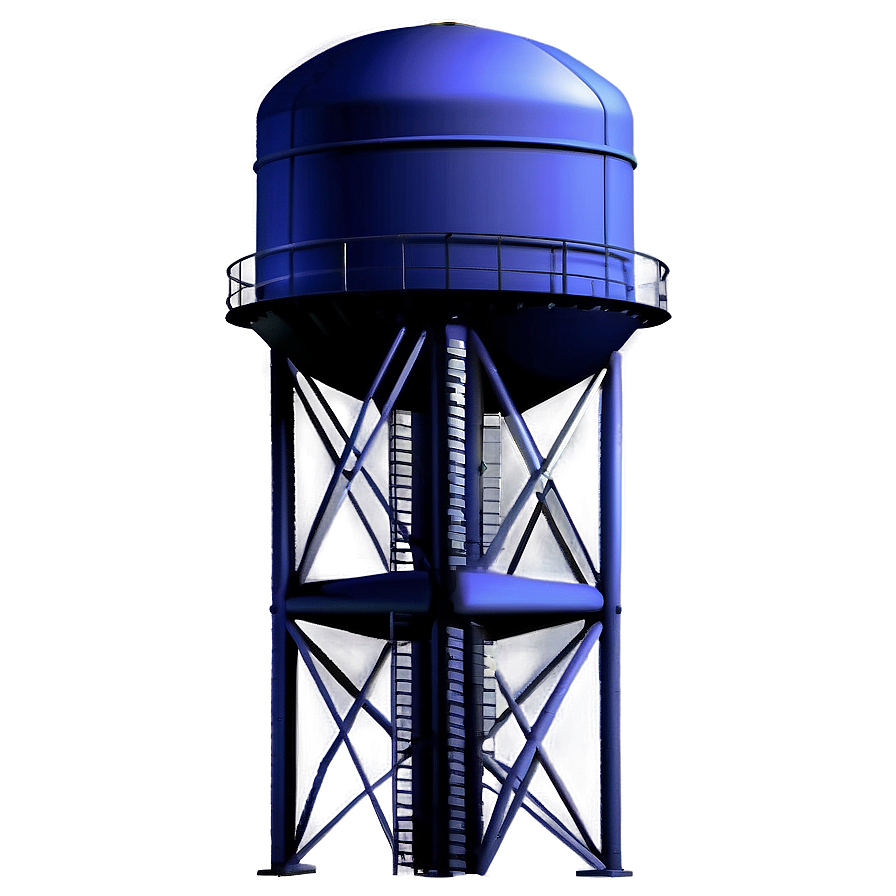 Water Tower Night View Png Nxo94 PNG image