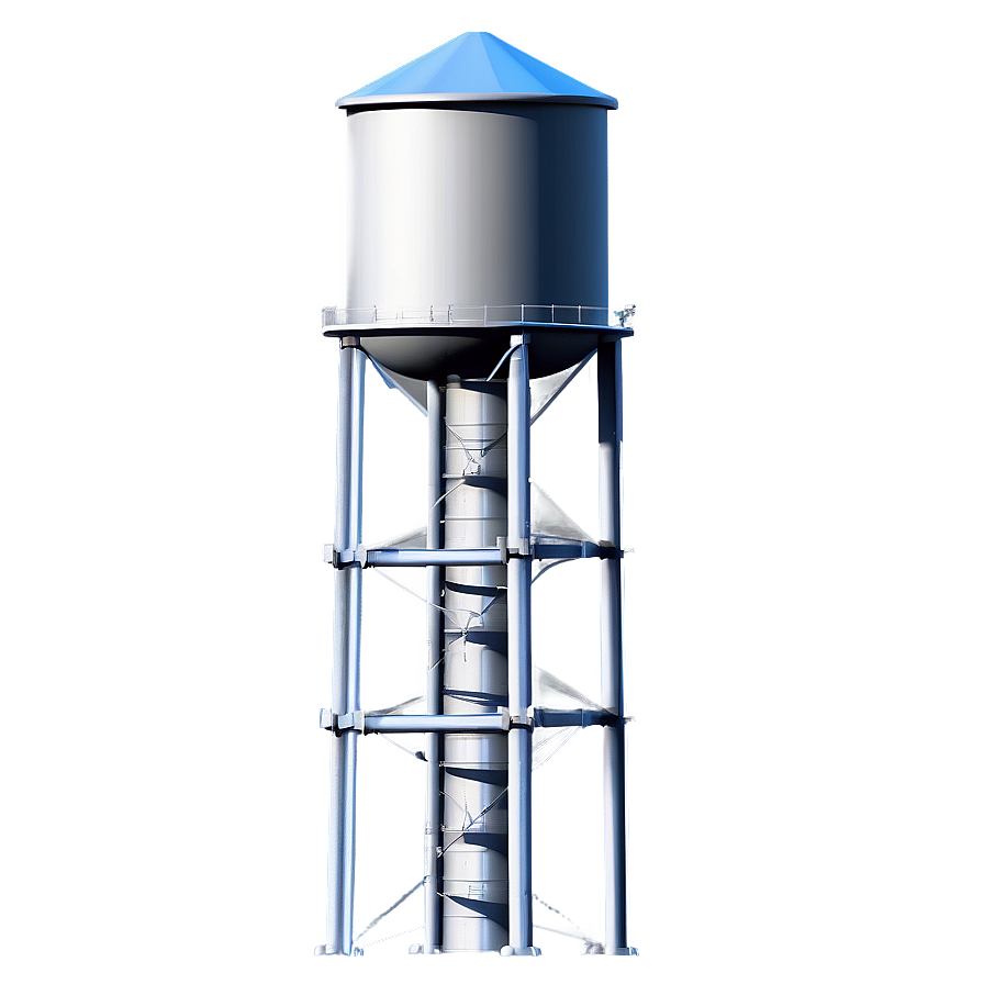 Water Tower With Flag Png Sgs19 PNG image