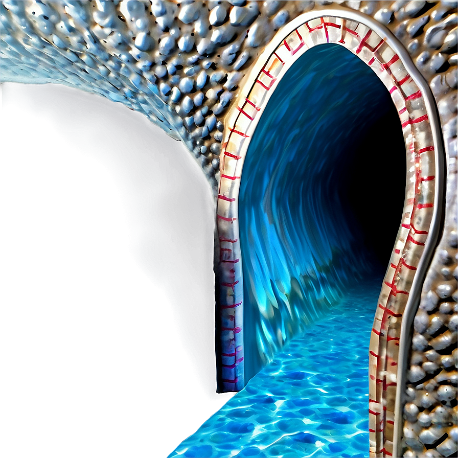 Water Tunnel Under Sea Png 86 PNG image