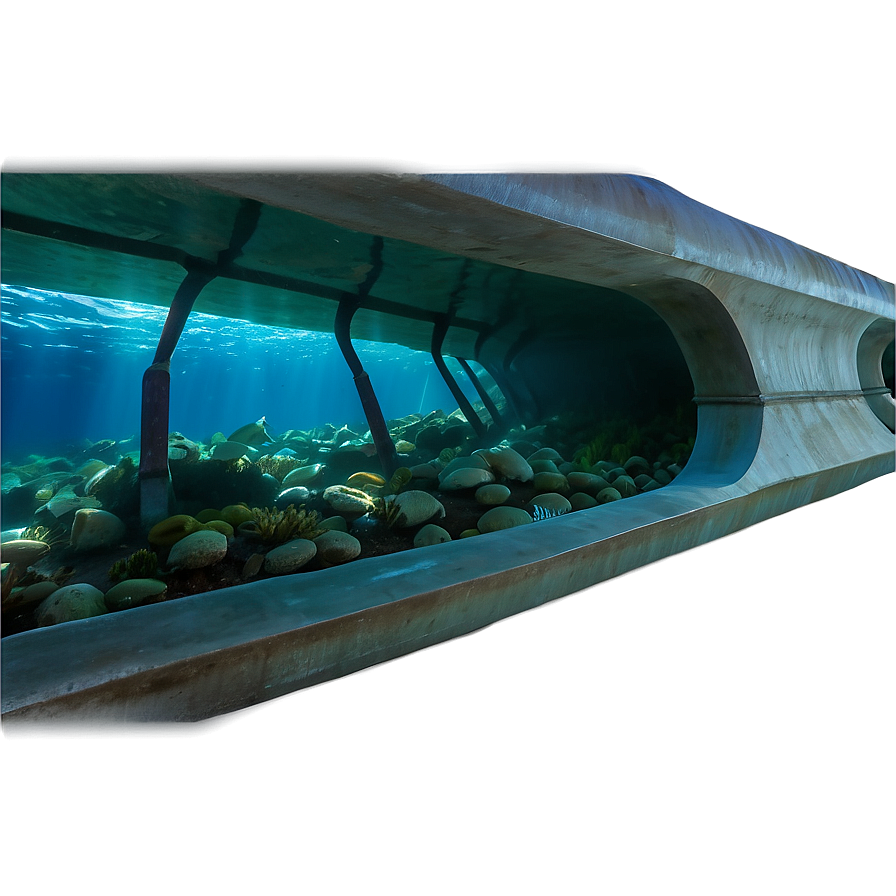 Water Tunnel Under Sea Png Gva57 PNG image