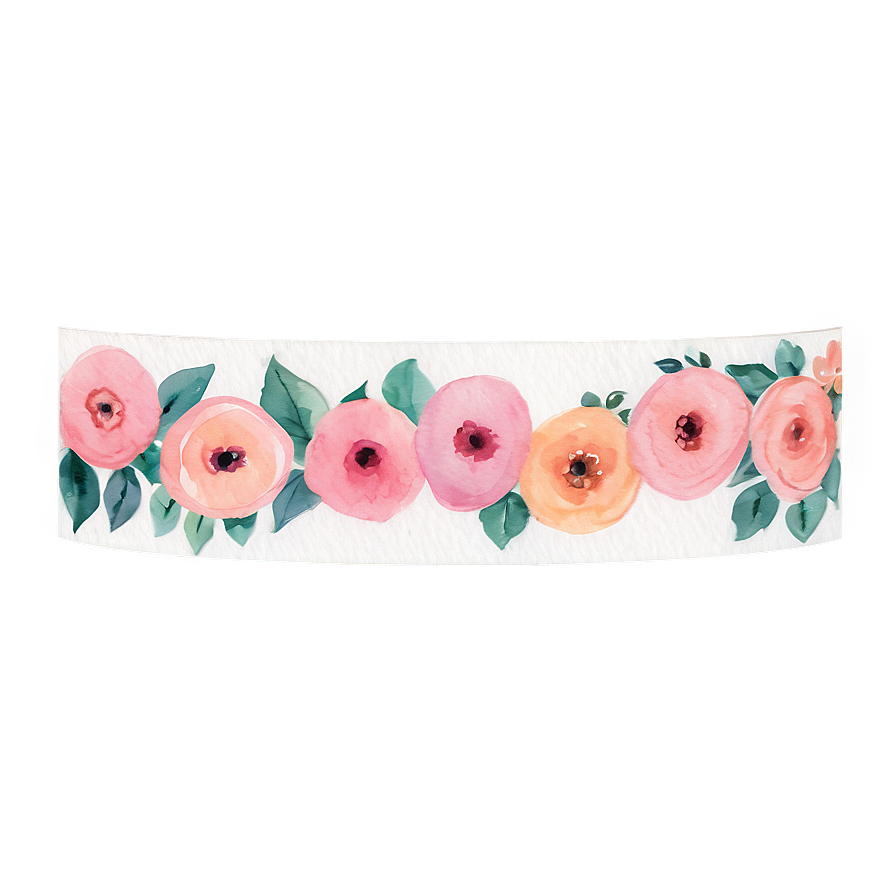 Watercolor Aesthetic Tape Png Kwm PNG image