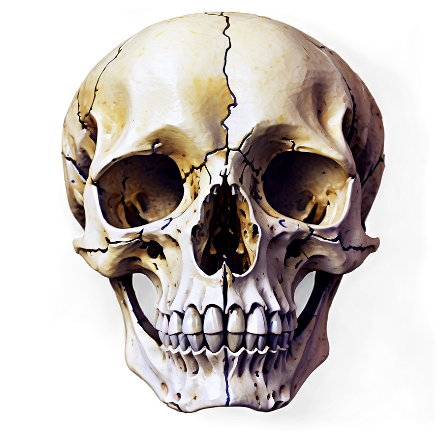 Watercolor Animal Skull Png 10 PNG image