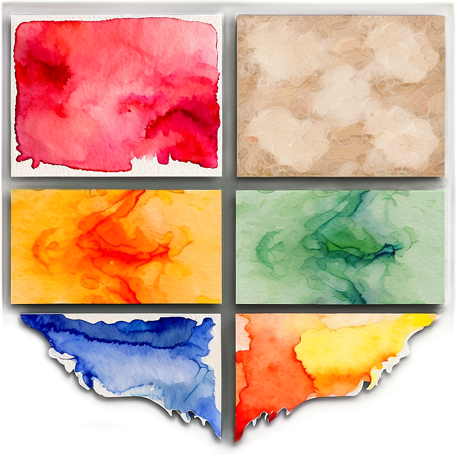 Watercolor Art Papers Png 06122024 PNG image