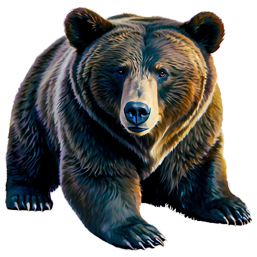 Watercolor Bear Png Uon PNG image