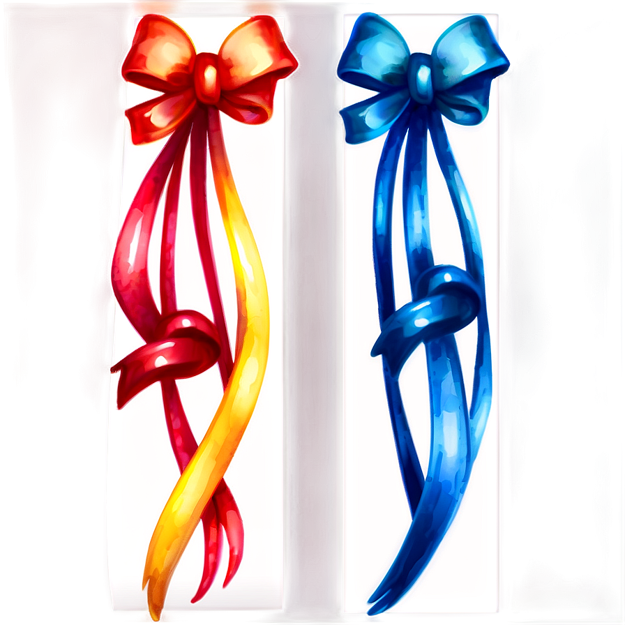 Watercolor Bow Png Gqg7 PNG image