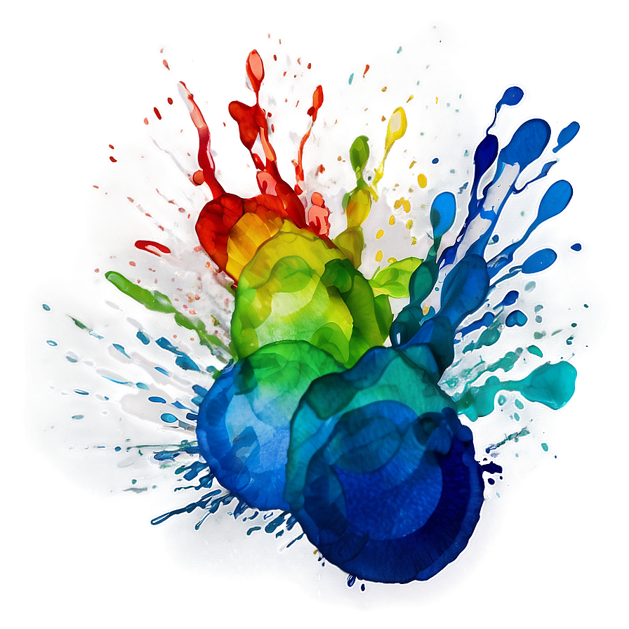 Watercolor Brush Splash Png 8 PNG image