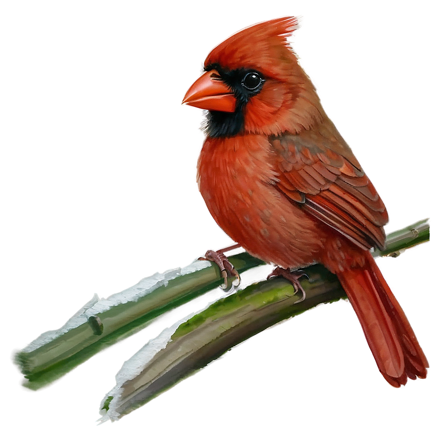 Watercolor Cardinal Painting Png 57 PNG image