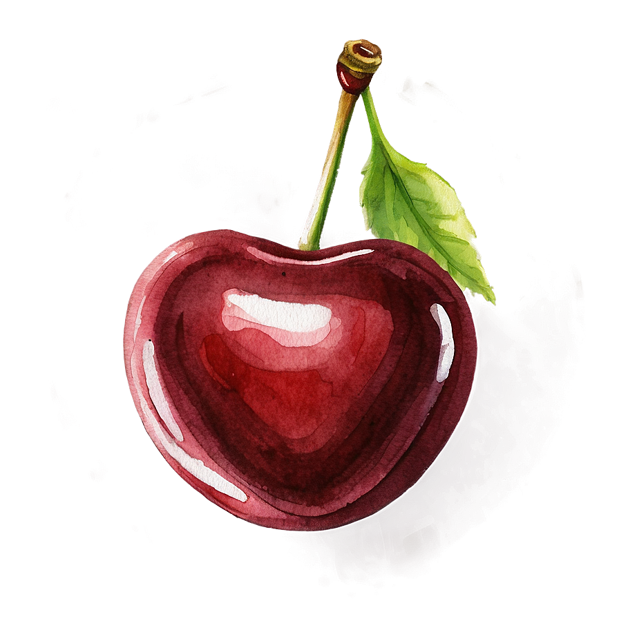 Watercolor Cherry Png Lbr72 PNG image