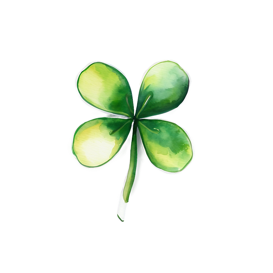 Watercolor Clover Png 06122024 PNG image