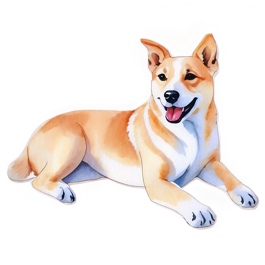 Watercolor Dog Transparent Png 11 PNG image