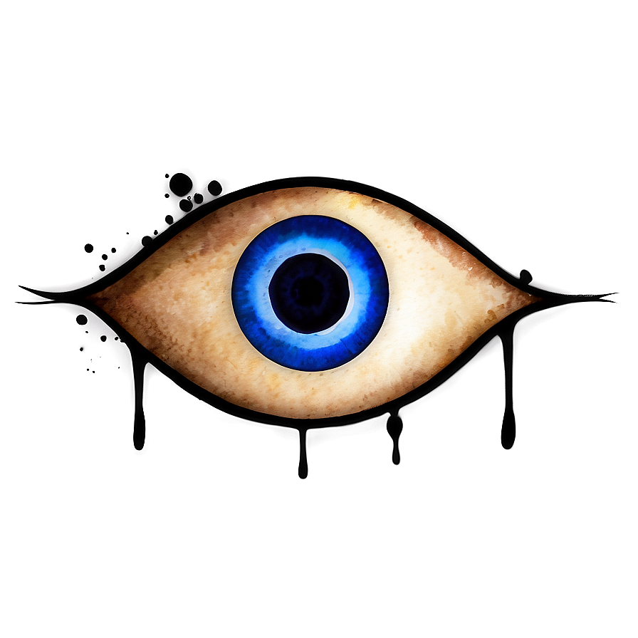 Watercolor Evil Eye Png Tji PNG image