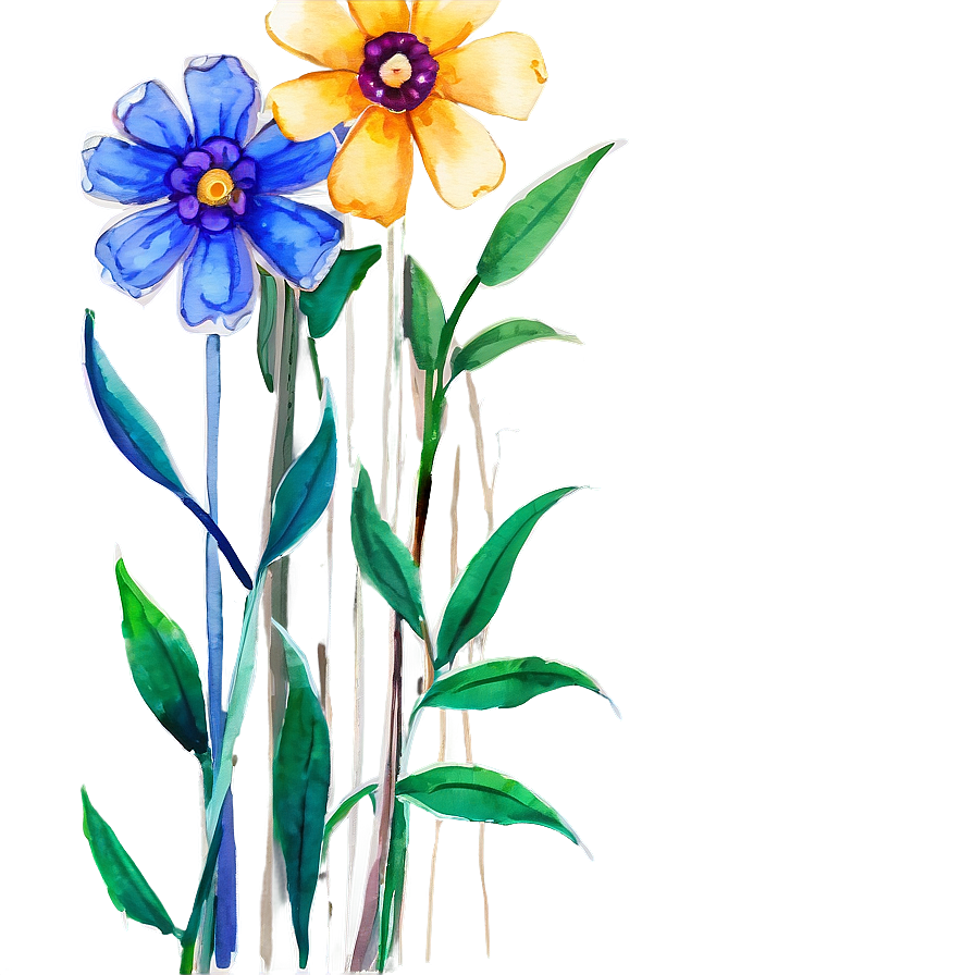 Watercolor Floral Clipart Png Exl PNG image