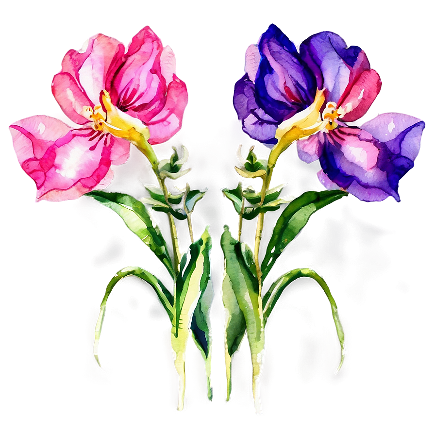 Watercolor Floral Symphony Png 53 PNG image