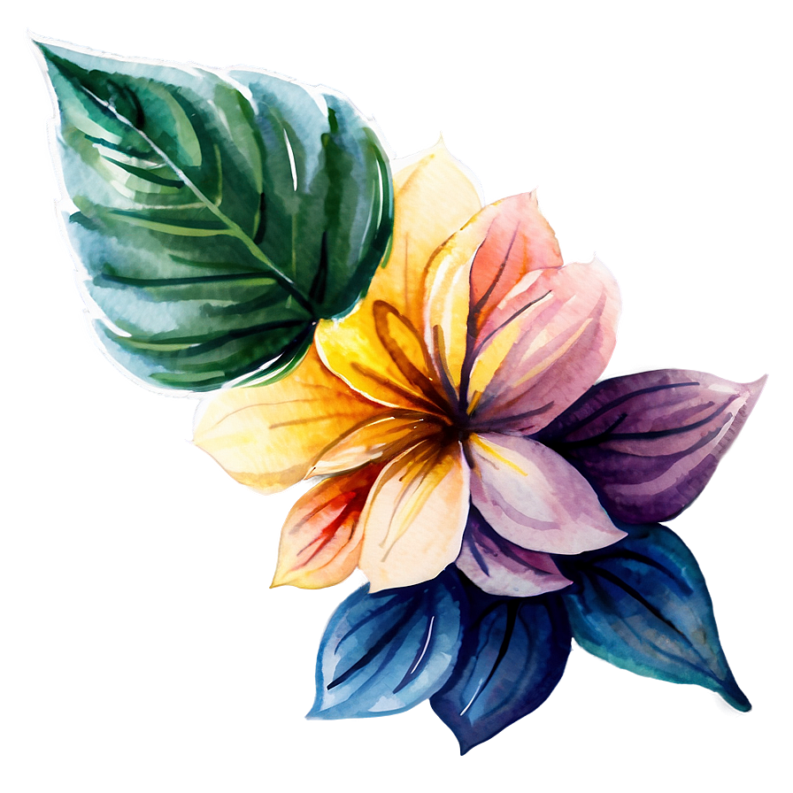 Watercolor Flower Painting Png Ueu PNG image