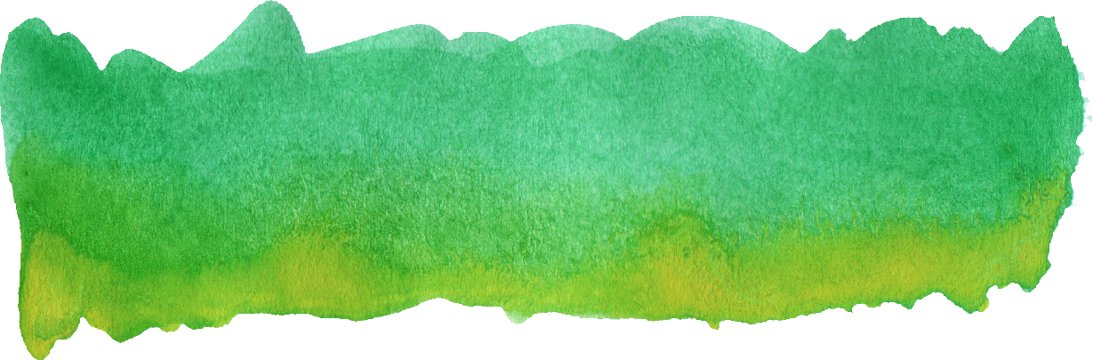 Watercolor Green Yellow Banner Texture PNG image