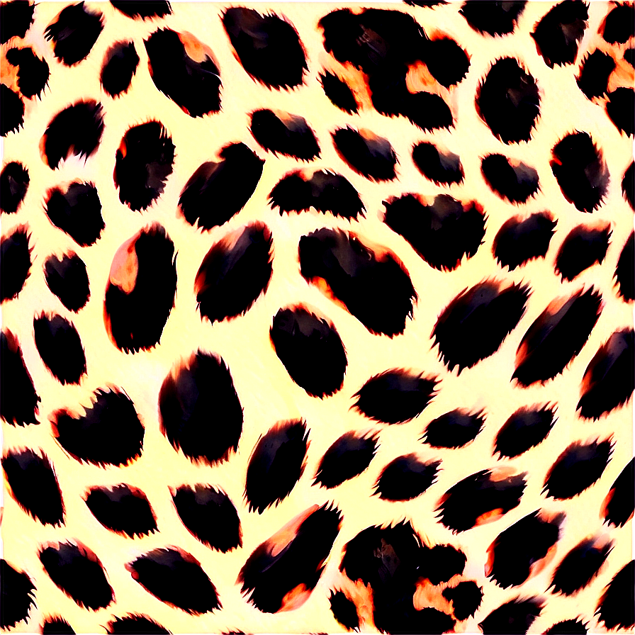 Watercolor Leopard Print Png 05212024 PNG image