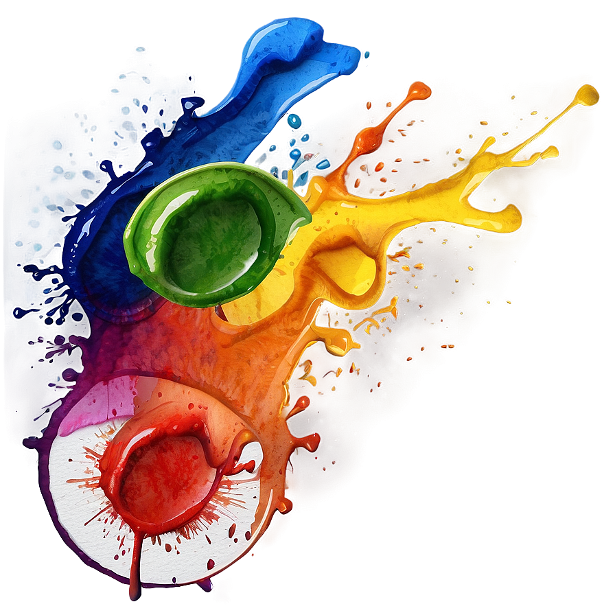 Watercolor Paint Splash Png Bxo95 PNG image