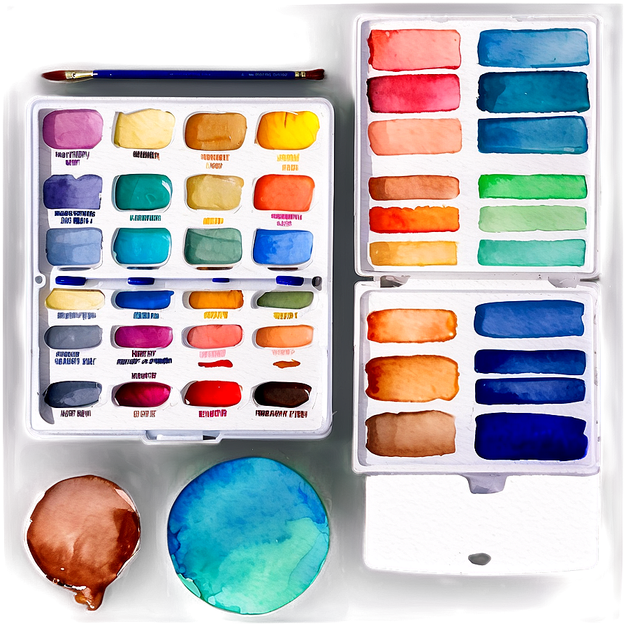 Watercolor Palette Transparent Png 06212024 PNG image