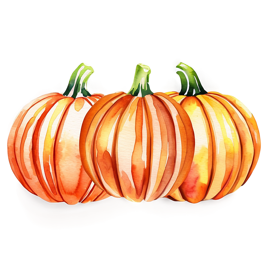 Watercolor Pumpkin Clipart Png 31 PNG image