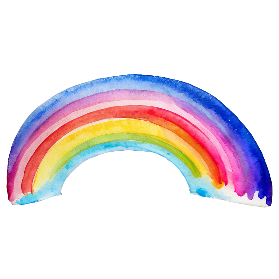 Watercolor Rainbow Background Png 45 PNG image