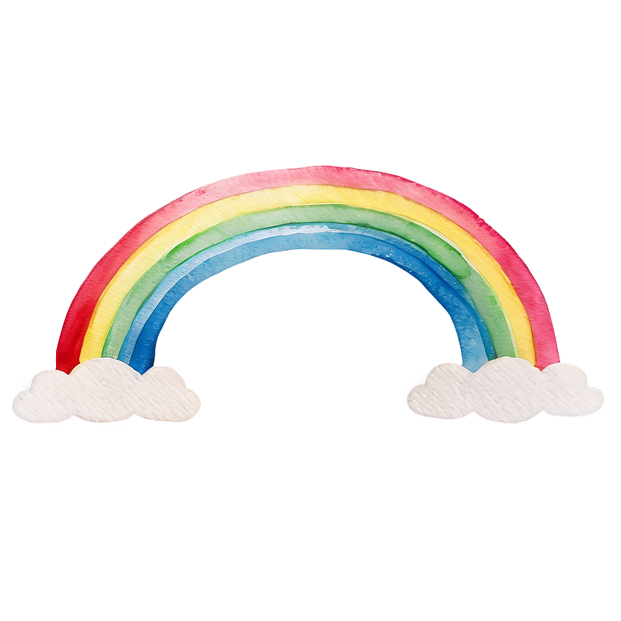 Watercolor Rainbow Doodles Png 73 PNG image