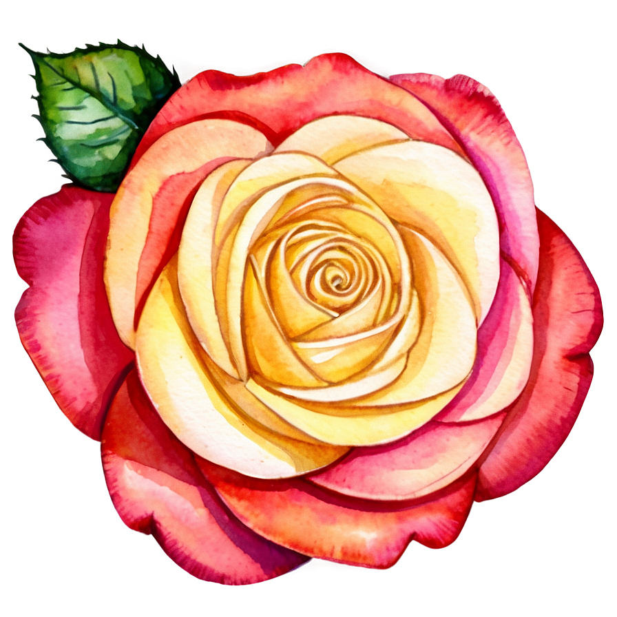 Watercolor Rose Beauty Png Ysq PNG image