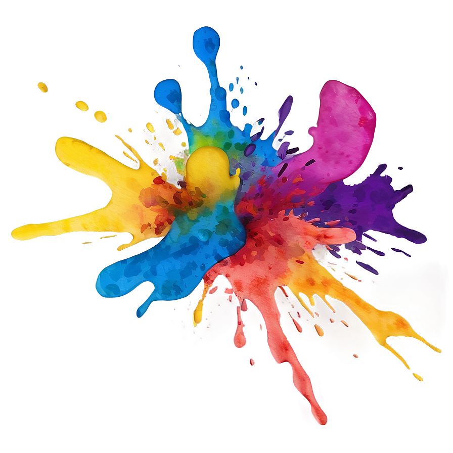 Watercolor Splat Png 06122024 PNG image