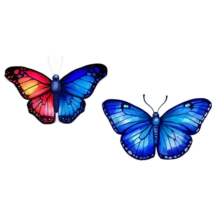 Watercolor Wings Png Udv98 PNG image