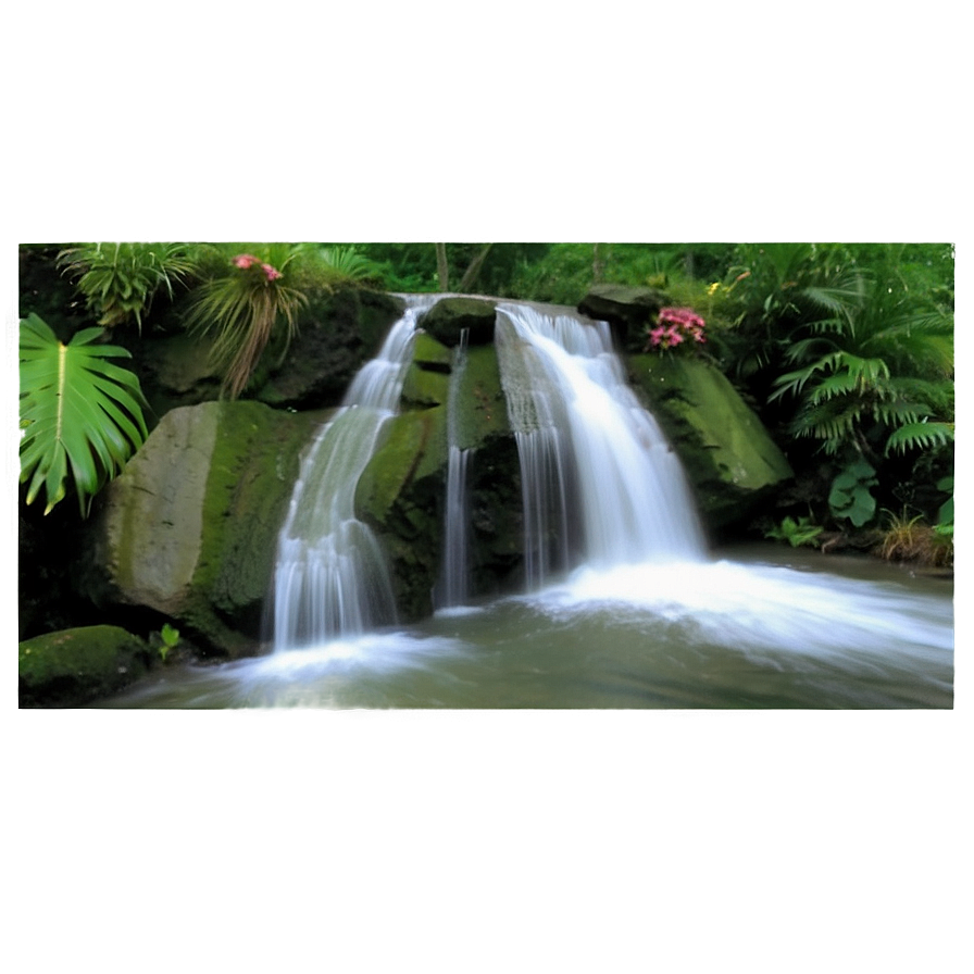 Waterfall Scenery Png Wcf PNG image