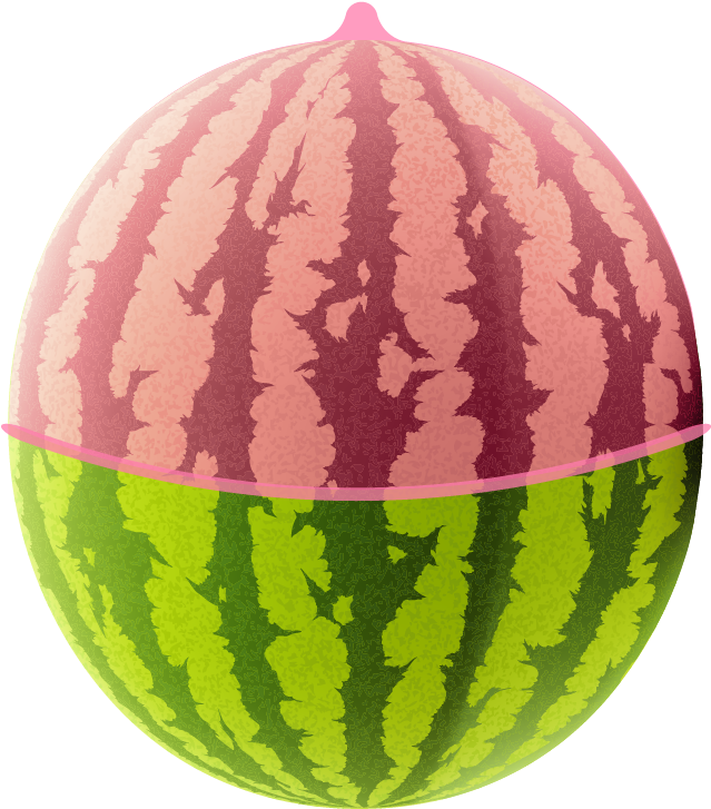 Watermelon Condom Hybrid PNG image