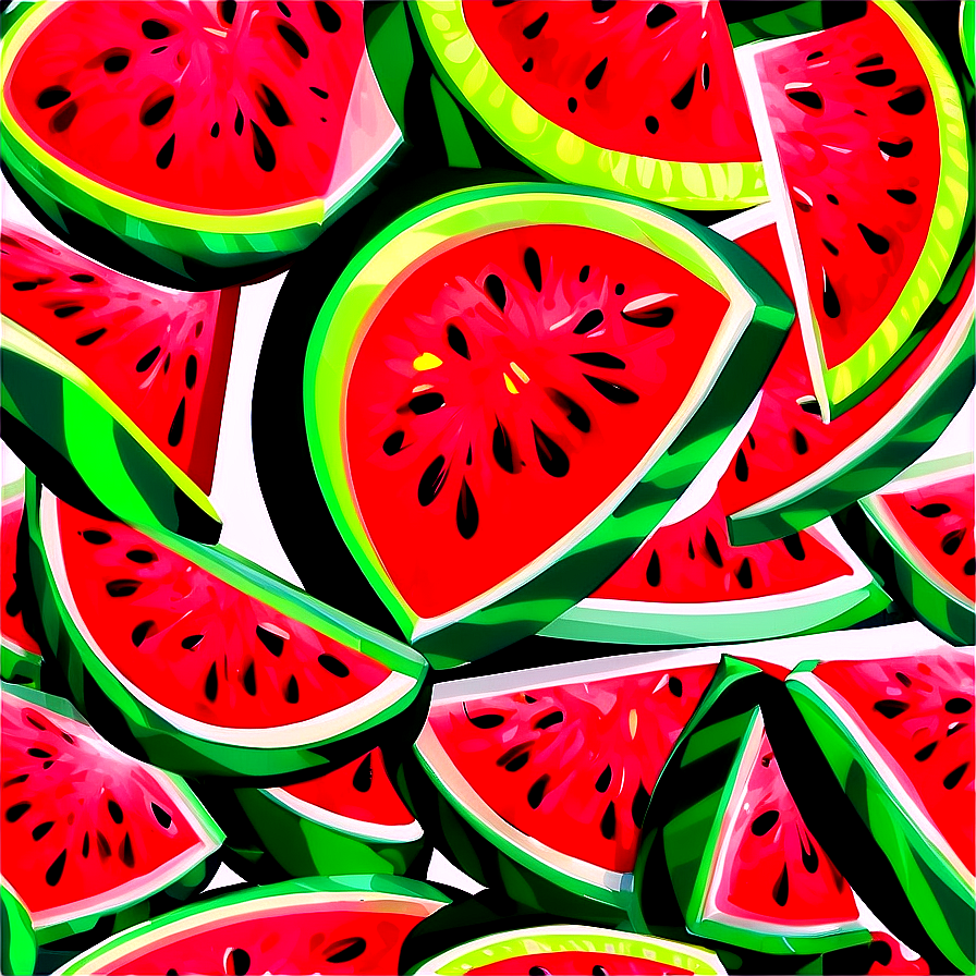 Watermelon Design Png 05232024 PNG image