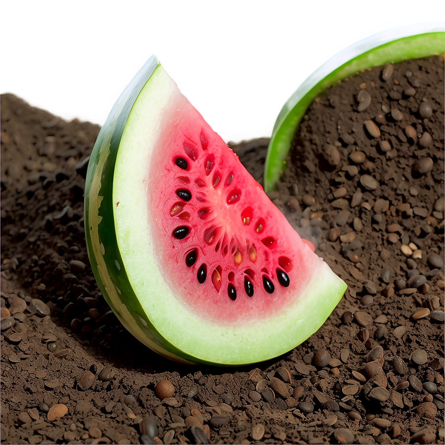 Watermelon Seeds In Soil Png 83 PNG image