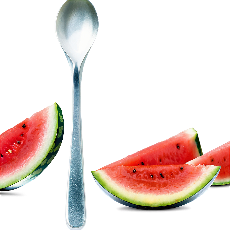 Watermelon Seeds On Spoon Png 06272024 PNG image