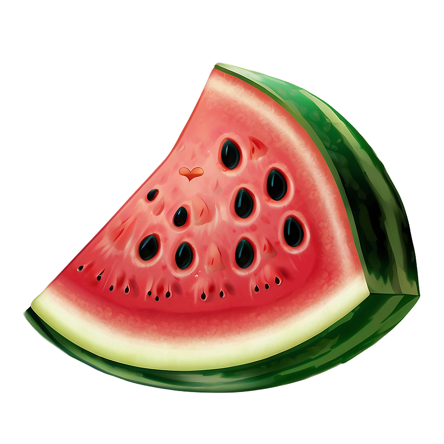 Watermelon Slice D PNG image