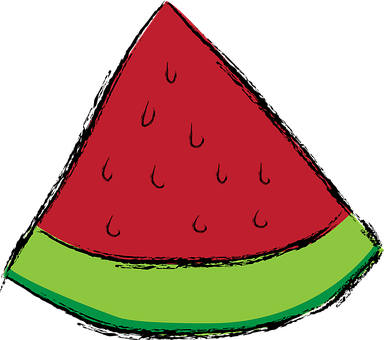 Watermelon_ Slice_ Illustration PNG image