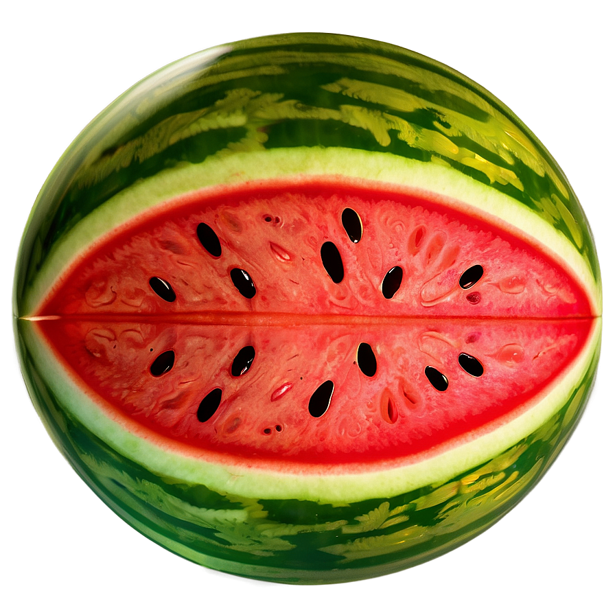 Watermelon Slice On Plate Png Smv31 PNG image