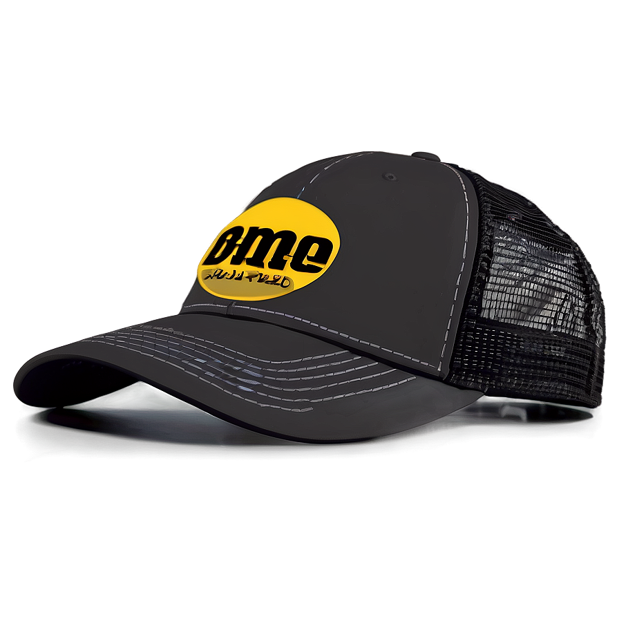 Waterproof Black Trucker Hat Png Flv PNG image