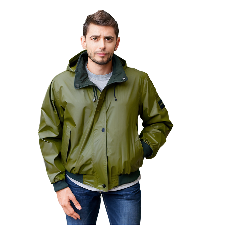 Waterproof Bomber Jacket Rainy Png 39 PNG image