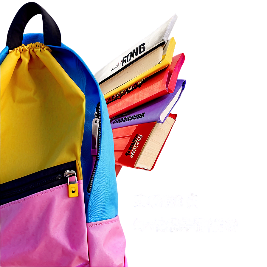 Waterproof Book Bag For Students Png 06282024 PNG image