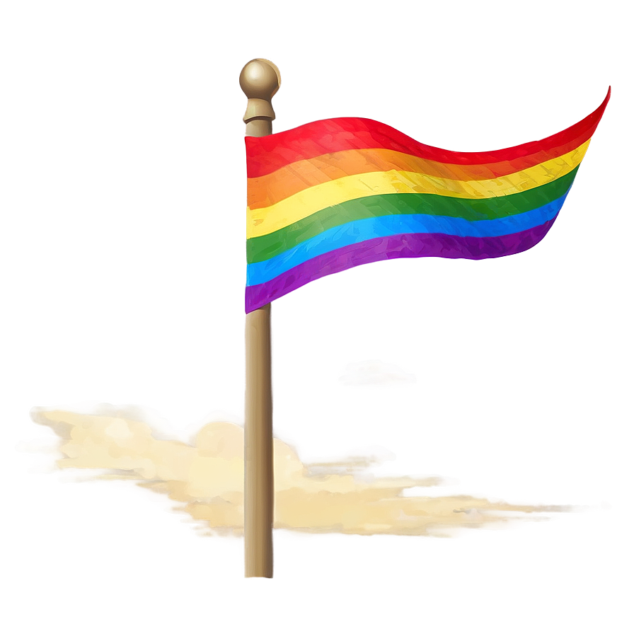 Wave Of Pride Lgbt Flag Png 06252024 PNG image