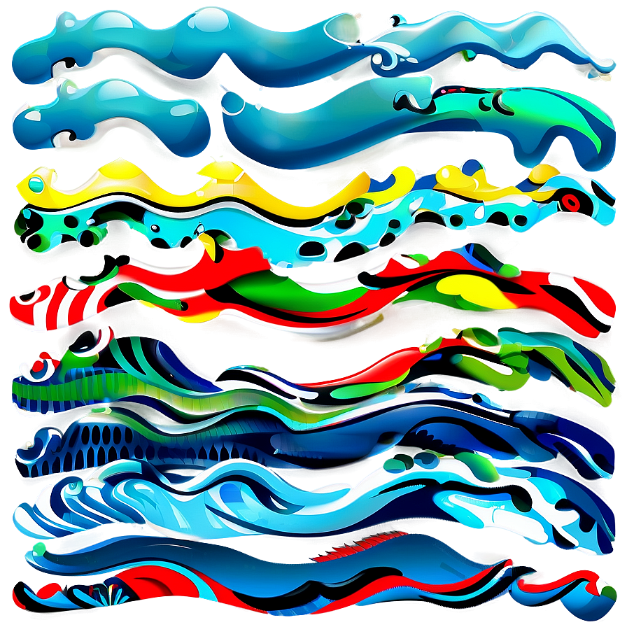 Wave Pattern Clipart Png 06272024 PNG image