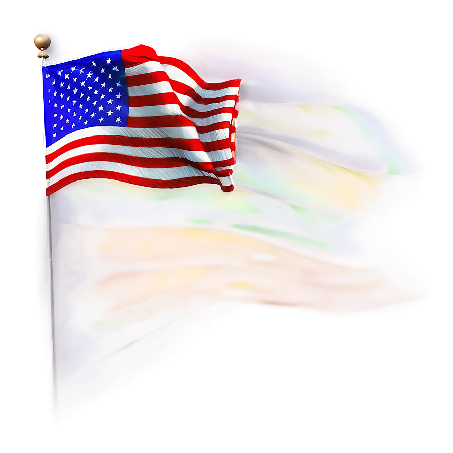 Waving American Flag Transparent Background Mod PNG image