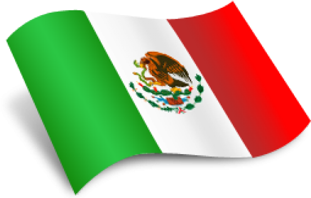 Waving Flagof Mexico PNG image