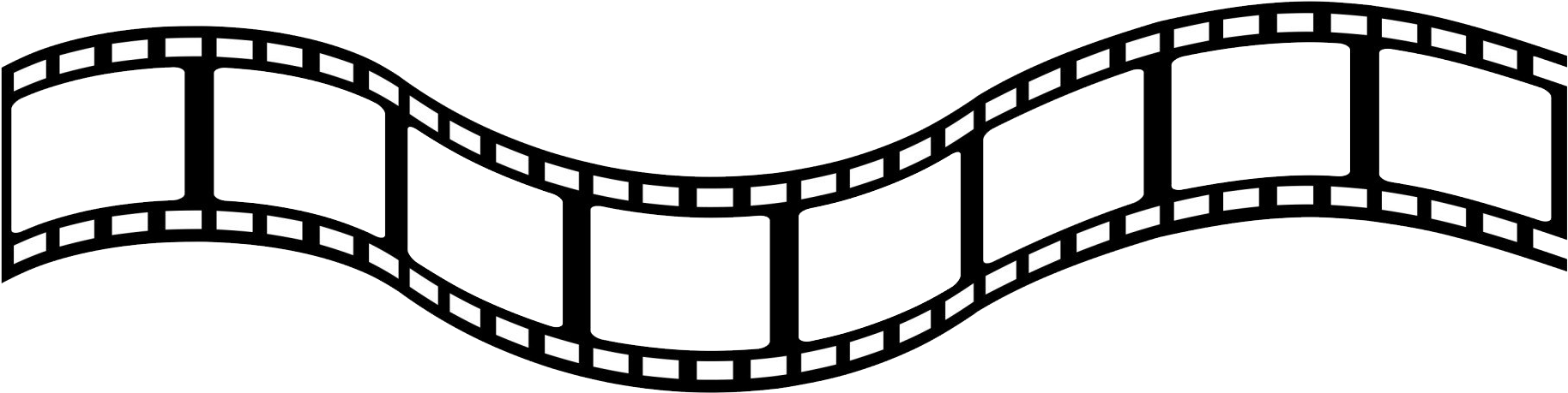 Wavy Filmstrip Vector PNG image