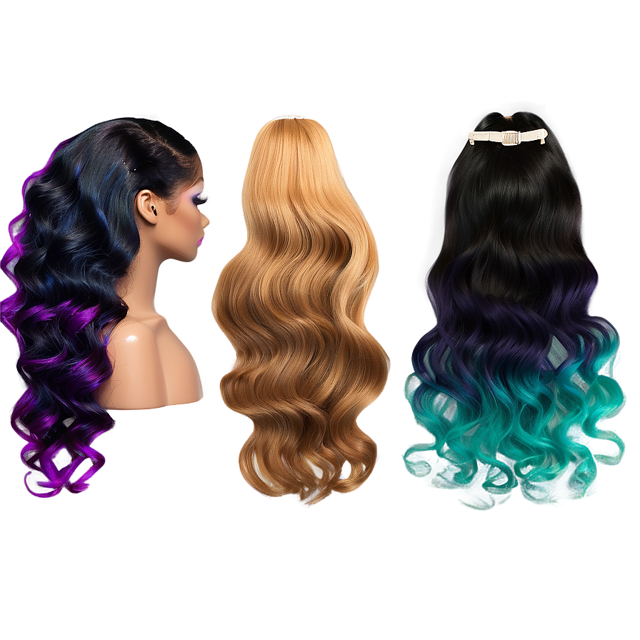 Wavy Hair Bundles Png Qhc PNG image