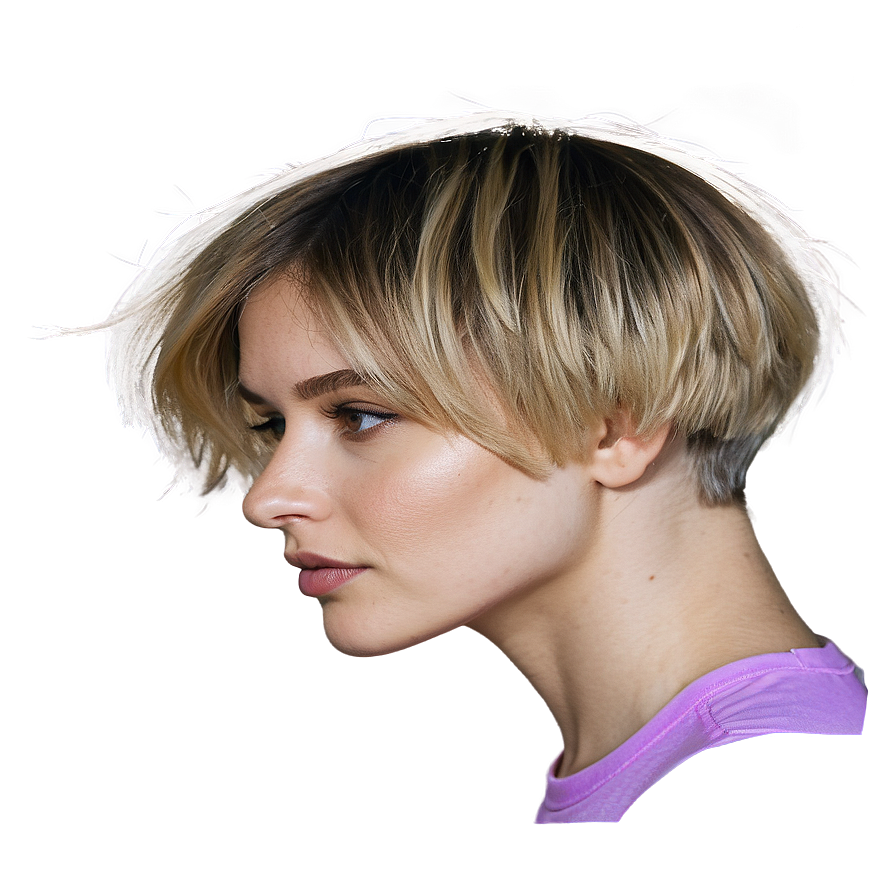 Wavy Shag Haircut Png 27 PNG image