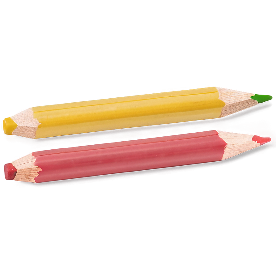 Wax Based Colored Pencils Png 06212024 PNG image