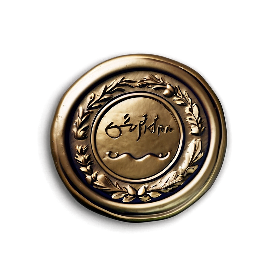 Wax Seal Emblem Png 06132024 PNG image